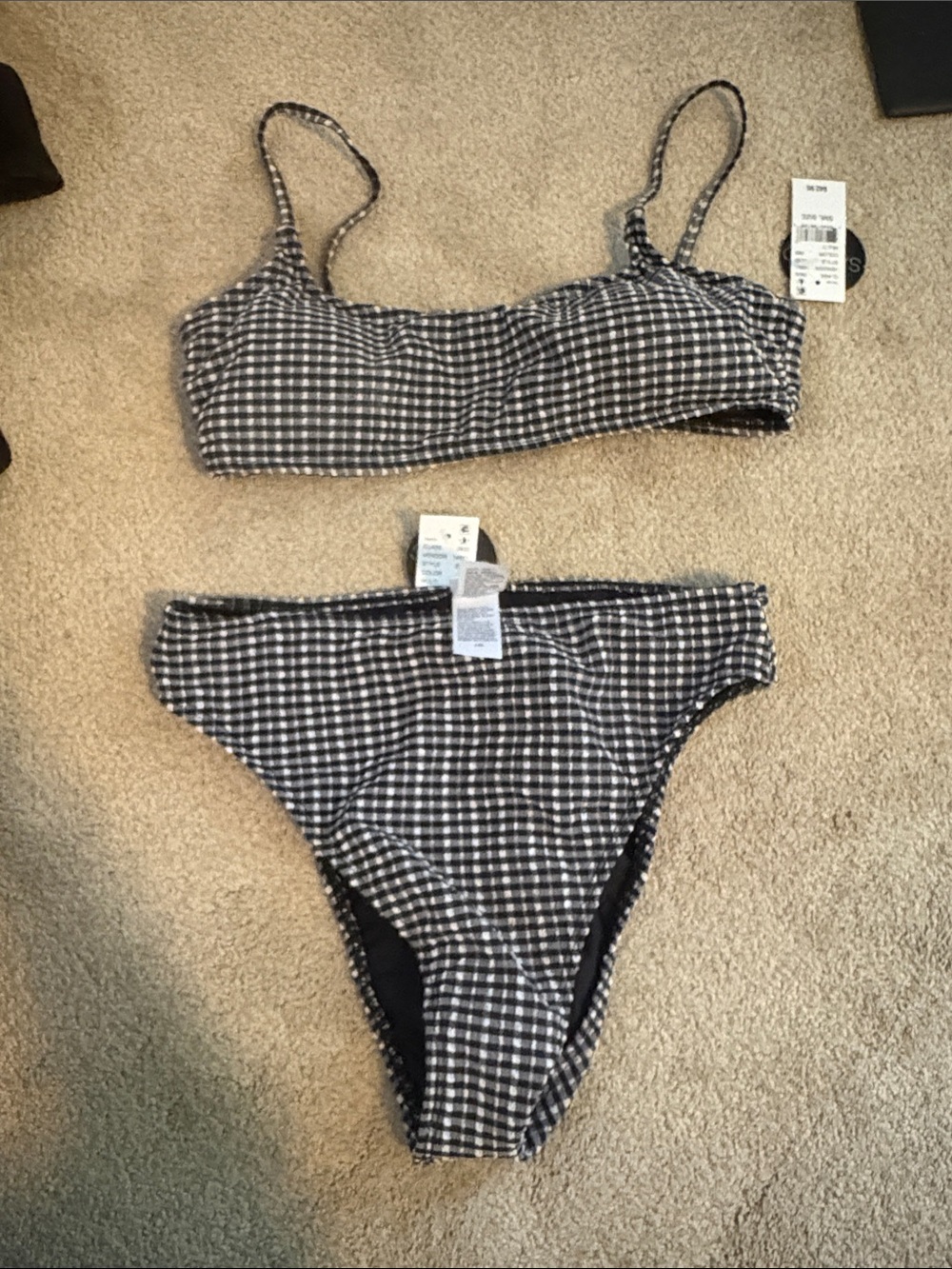 Salero Swim Micro-Check Bikini Set